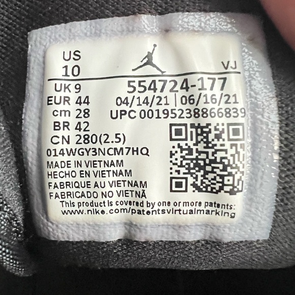 Nike Air Jordan Mid 554724-177 pollen, bulk, white. Like new!! - Picture 6 of 13